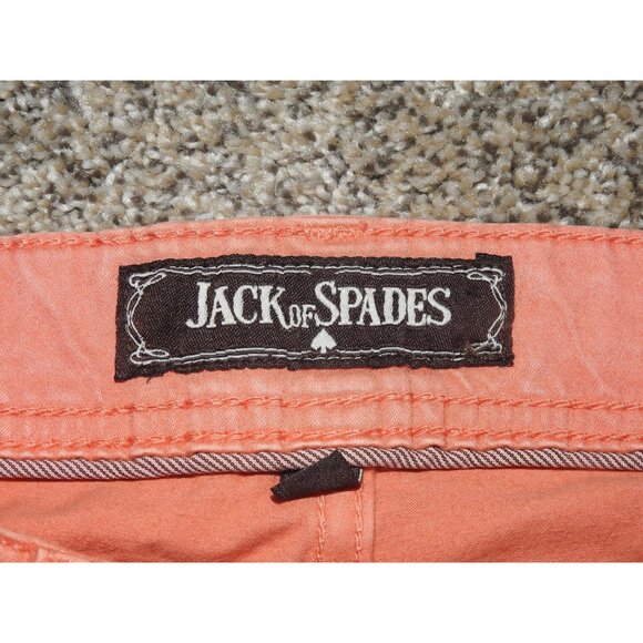 Jack of Spades Jack Straight Leg Denim Jeans Salmon Men's 31x34 - Picture 7 of 11